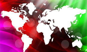 colored world card